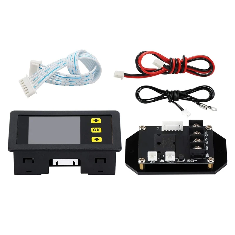 

DC Multifunction Meter 0-120V 30A LCD Display Bidirectional Voltage Current Power Capacity Energy Temperature Tester