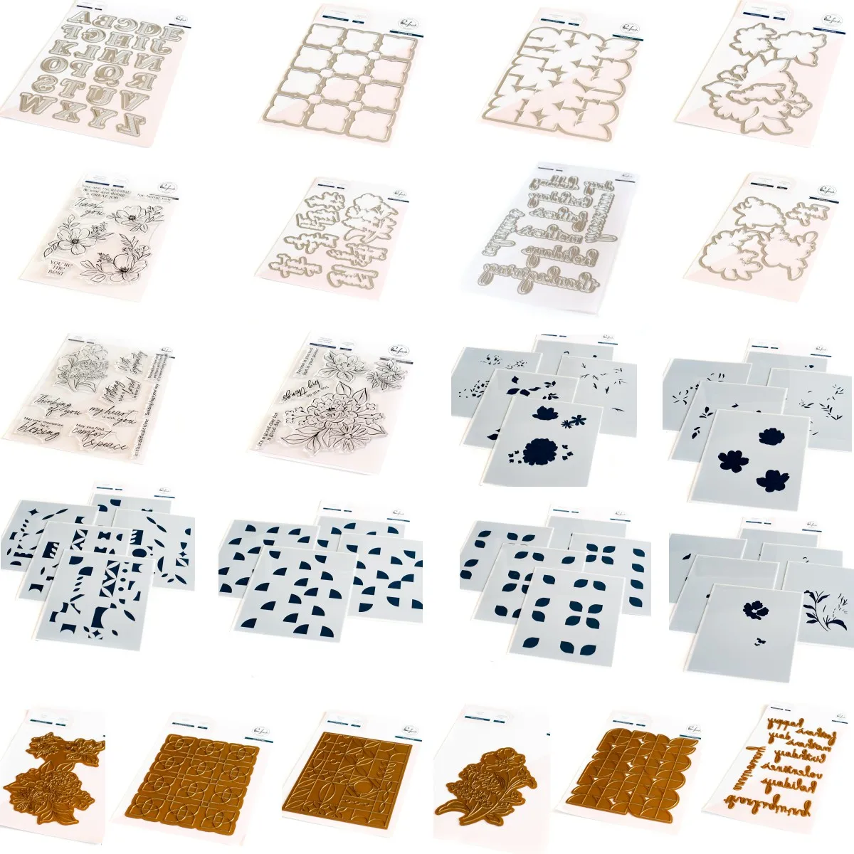

2022 November Arrival New Clear Stamps Metal Cutting Dies Hot Foil Stencils for DIY Scrapbooking Make Floral Letter Paper Card