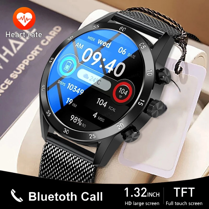 

Bluetooth Call Smart Watch Men IP67 Waterproof Sport Smart Clock Custom Watch Man Smartwatch Fitness Tracker For Huawei Xiaomi