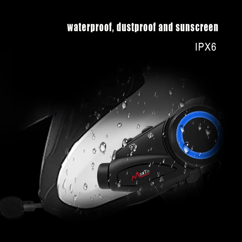 Горячая продажа MaxTo M3 Шлемная гарнитура Bluetooth-домофон для мотоцикла (art.: 3920cebdb5676) - 3920cebdb5676