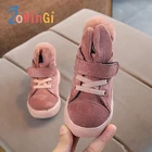 Детские Ботинки Martin, размер 21-30, теплая обувь для младенцев, короткие ботинки для девочек, теплая плюшевая детская хлопковая обувь, зимние ботинки для мальчиков