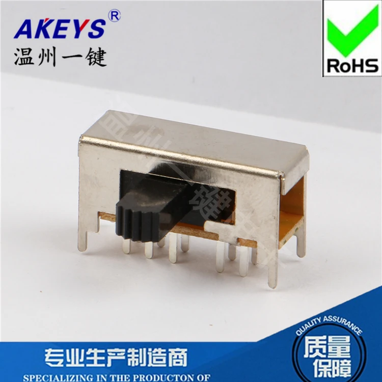 10 шт. Φ 2P4T 10Pin 4-ступенчатая горизонтальная боковая Флейта с 4 фиксированной флейтой высотой 5 мм