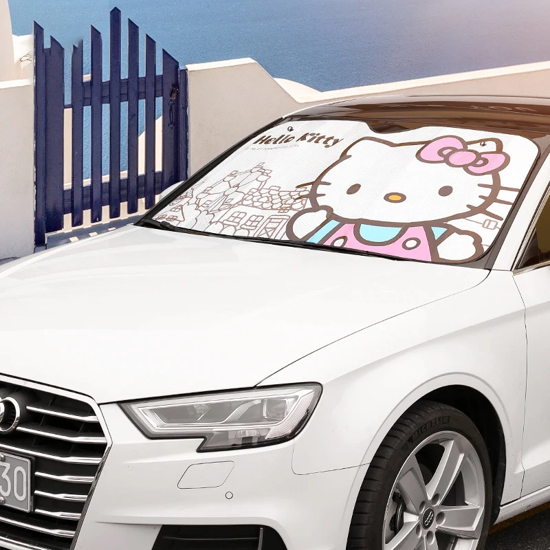 

Car Windshield Sunshade Kawaii Auto Windscreen Sun Visor Cover Cute Sun Shade Car Solar Protection For Window Auto Accessories