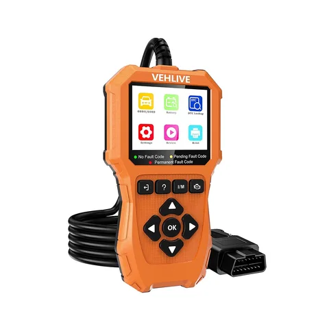 Автомобильный сканер OBD2, тестер батареи, проверка двигателя, выбросы света, чтение батареи, здоровье, дата в реальном времени, EOBD, инструменты для считывания кодов автомобилей