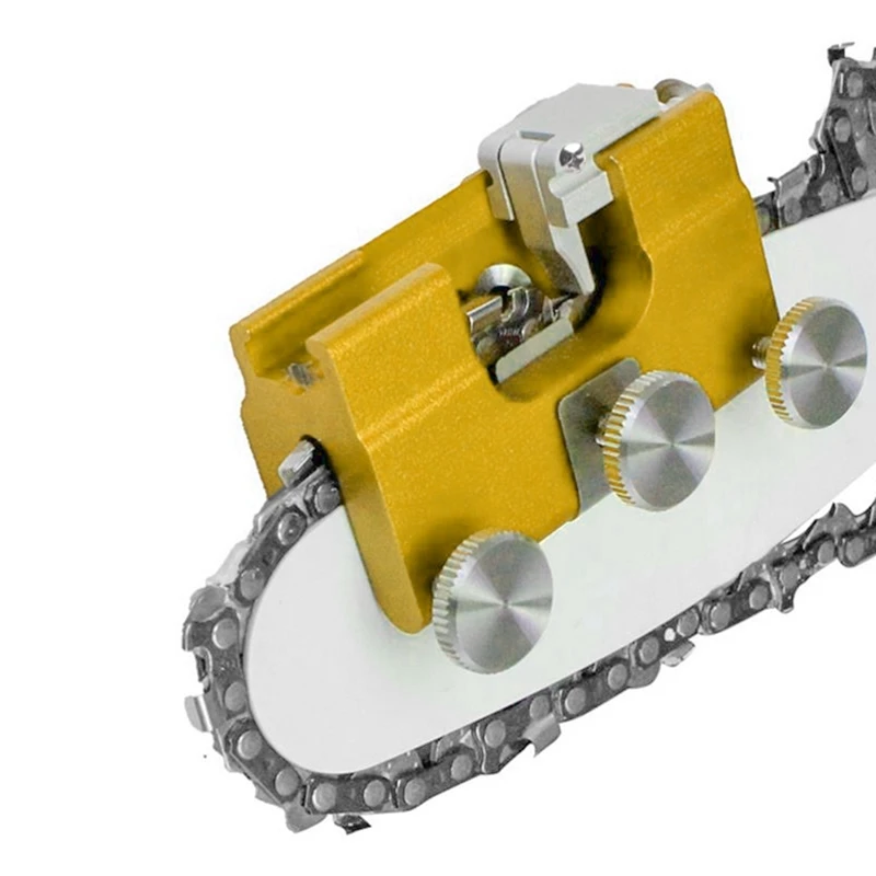 

Chainsaw Sharpener Tools Durable Chains Sharpen Jig Machinery Fast Grinding Chainsaw Teeth for Wood Working Power Tools