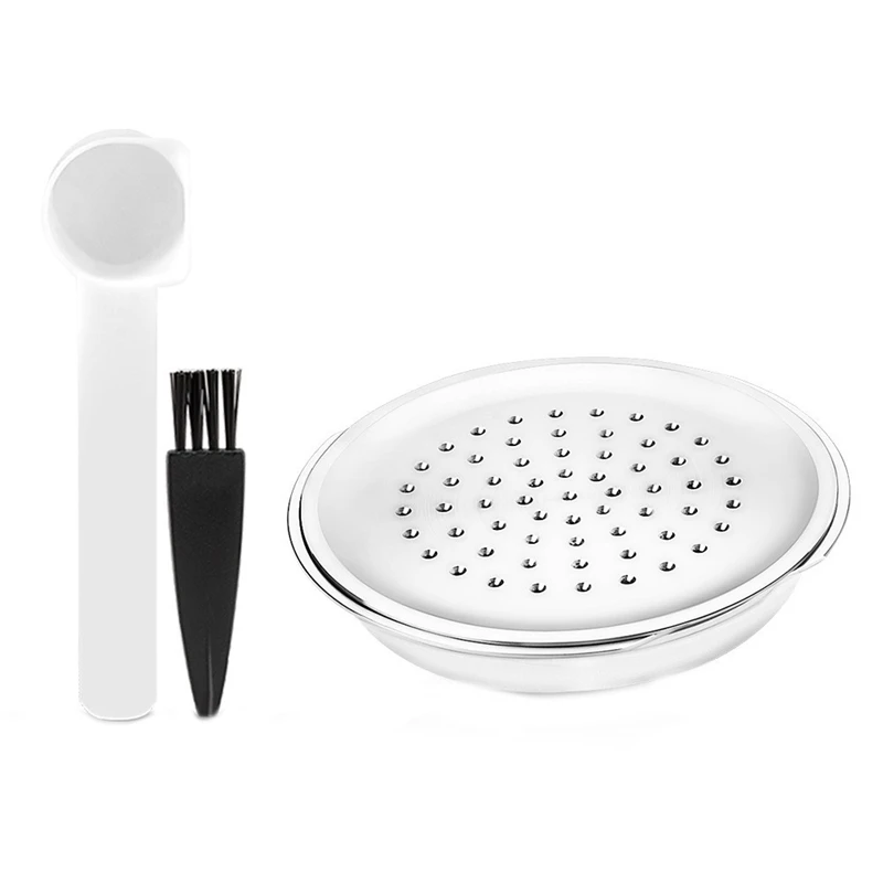 

Stainless Steel Coffee Espresso Machine Filter Coffee Maker Filter Espresso With Spoon