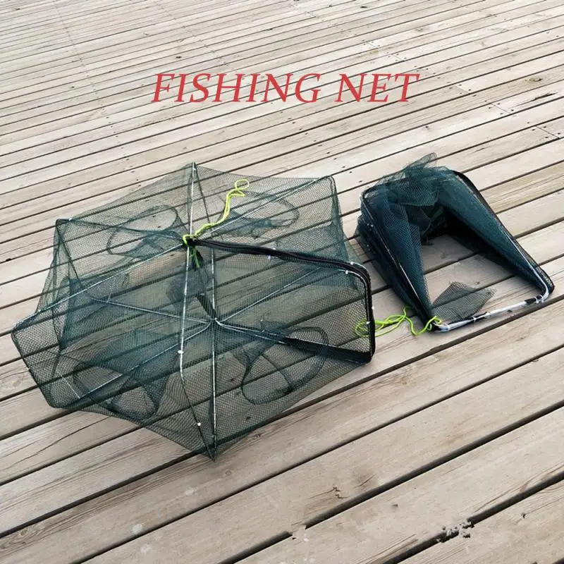

Складная рыболовная сеть с 6/8 отверстиями, автоматическая складная рыболовная сеть, инструмент для рыбалки на открытом воздухе