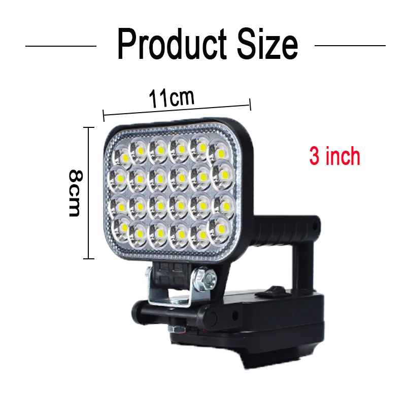 

Портативный светодиодный фонарь Makita для аккумуляторов 18В