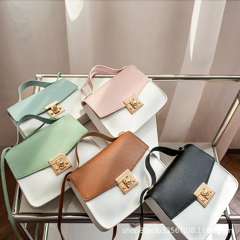 Korean Women's Shoulder Bag Ladies Handbag 2023 Southeast Asian Fashion Bag Simple and Fashionable Handheld Small Square Bag