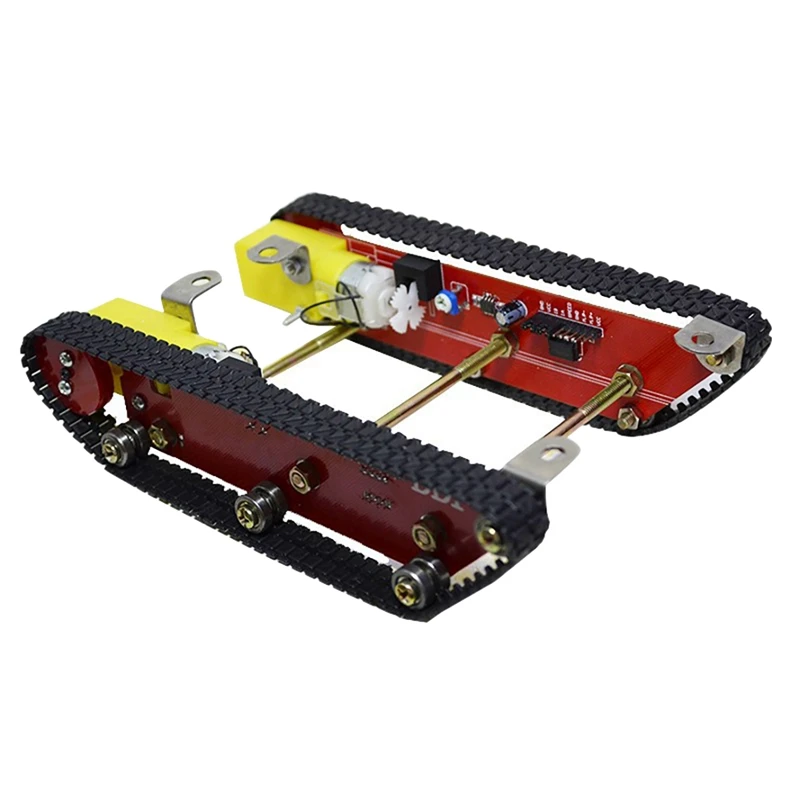 

For Smart Robot Tank Car Chassis Kits DIY Caterpillar Crawler Chassis Trak Integrated 2 Motor Dd1-1 For Arduino