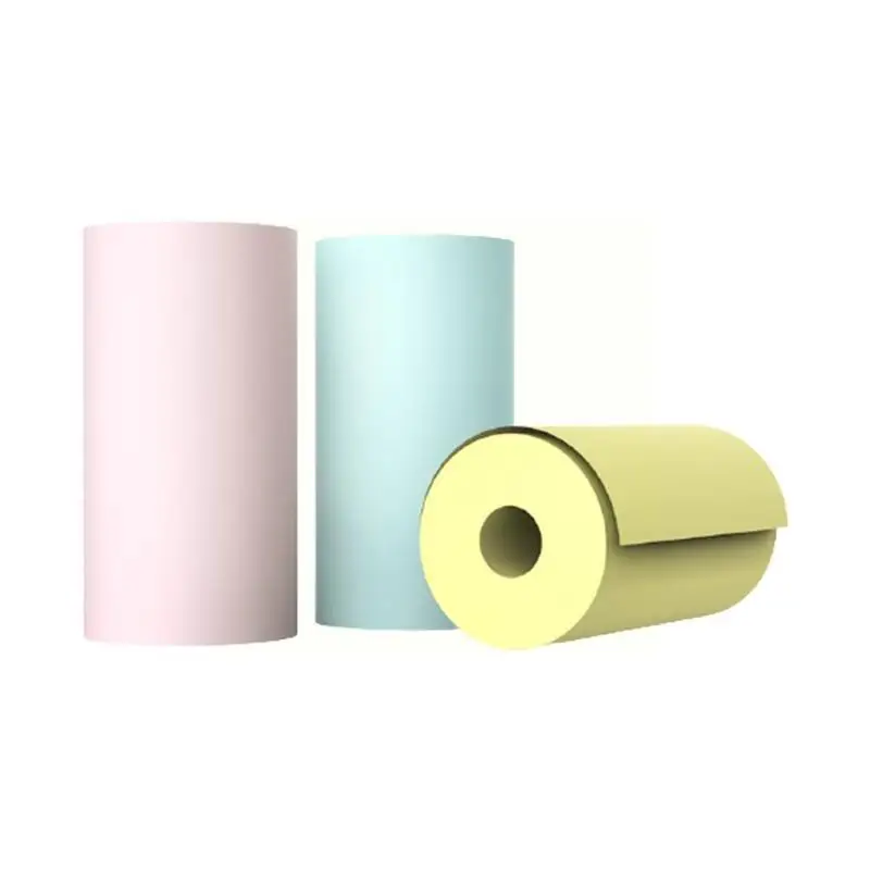 

3 Roll 57 X 30 Mm For Peripage Mini Thermal Printer Direct Thermal Paper Gift Printing Paper Printer Accessories Random Col I5z6