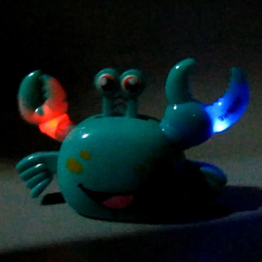 

Toy Educational 360 Degree Walking Cartoon Electric Crab with LED Music Kids Toy