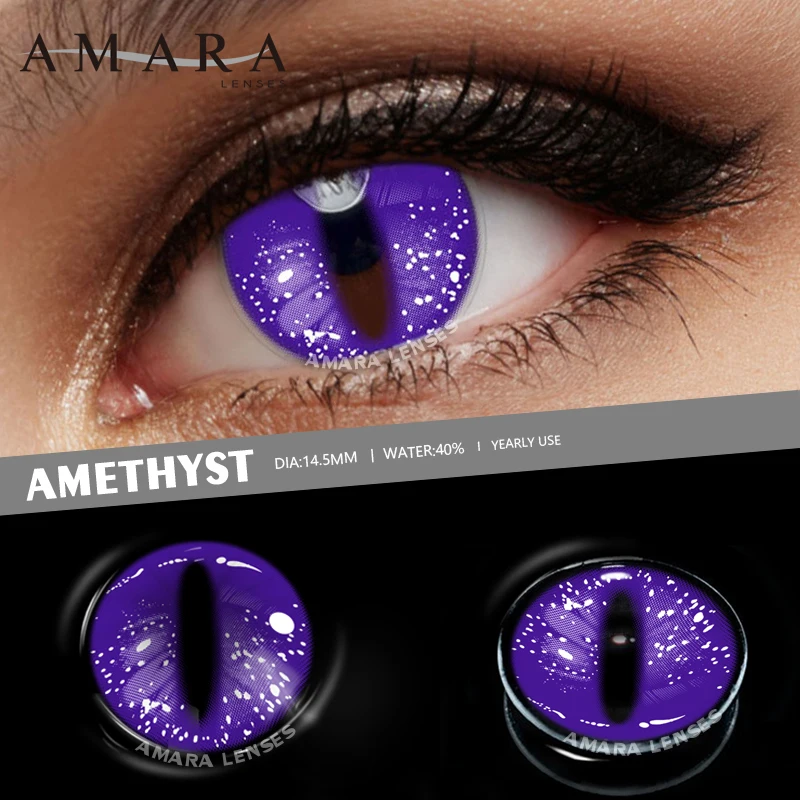 Цветные контактные линзы AMARA для глаз ежегодный аниме косплей Хэллоуин сасуке
