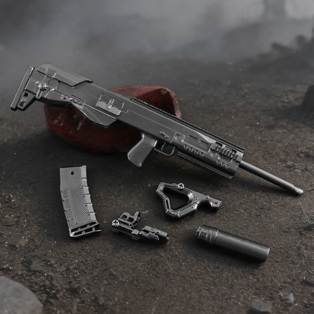 Фото Металлическая модель Delta Force ASH-12, 21 см, из цинкового сплава, миниатюрная реплика с отсоединяемыми аксессуарами, для настольной демонстрации, коллекционный подарок №3