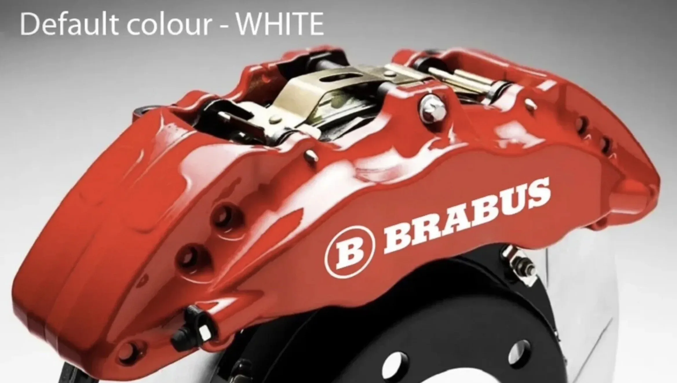 

6 шт./компл., 3 размера, наклейки на автомобильный суппорт, наклейки для Brabus, термостойкие