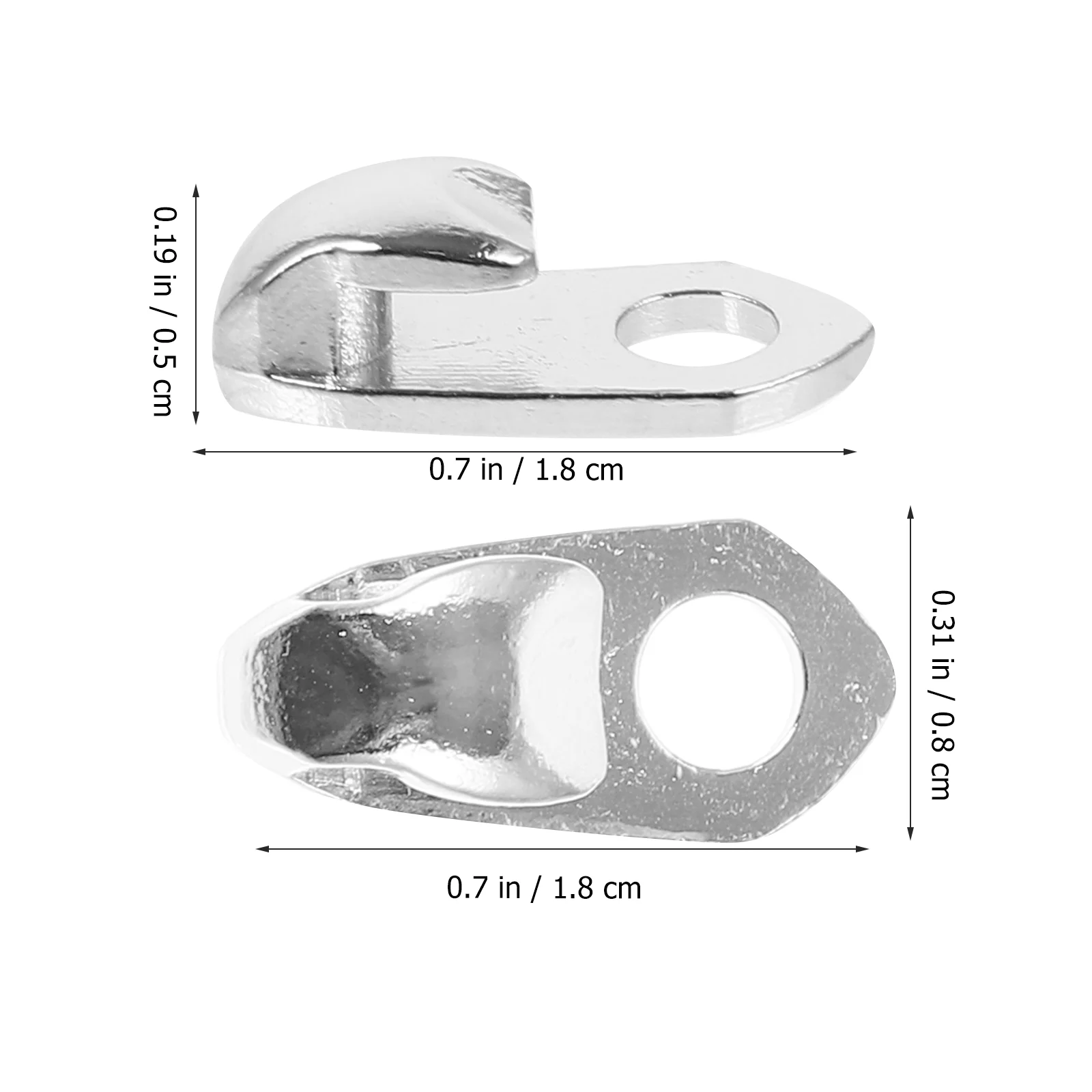 20 шт. пряжка для шнурков пряжки обуви ремонт металлические фартуки комплект с