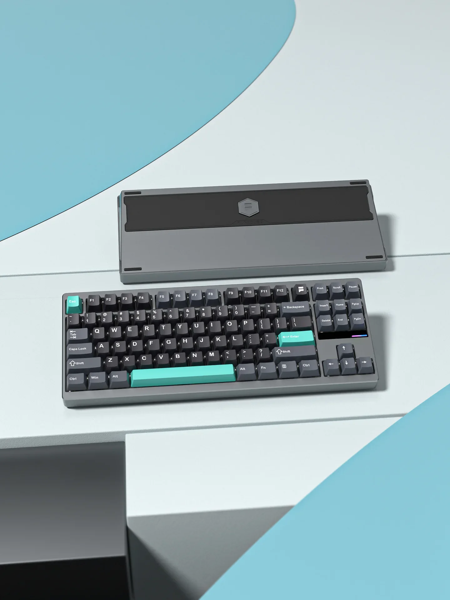 Furycube GT80 игровая клавиатура для киберспорта беспроводная Bluetooth трехрежимная RGB 2 4G