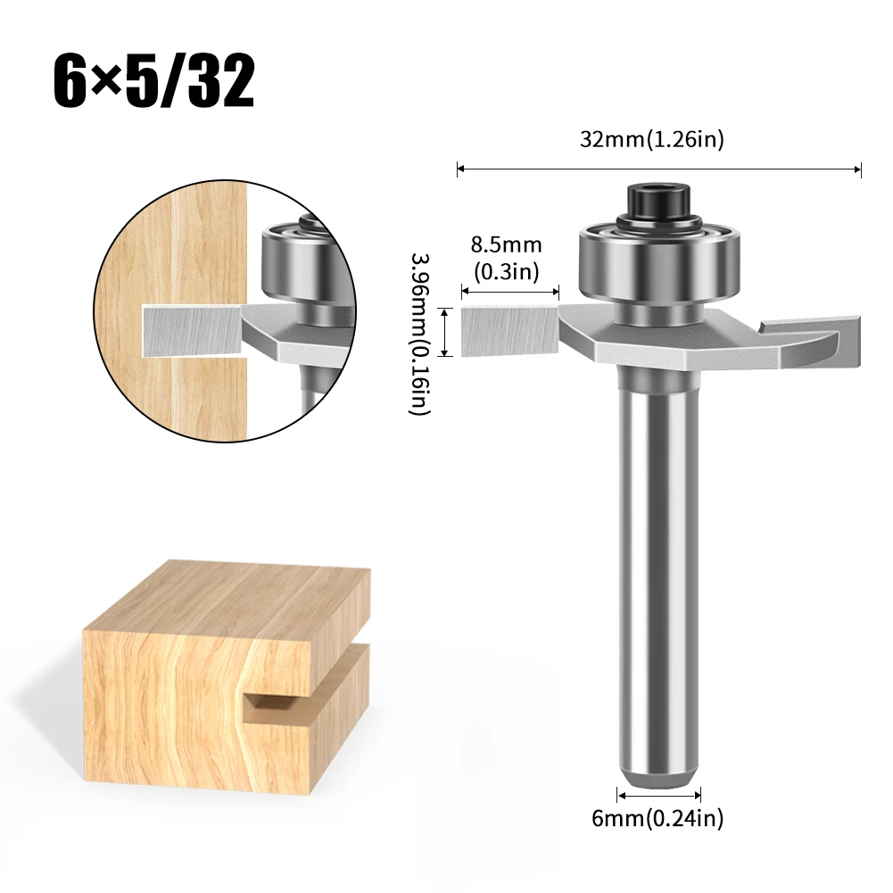 

Фреза T-образная JGZUI 6мм 12мм для дерева