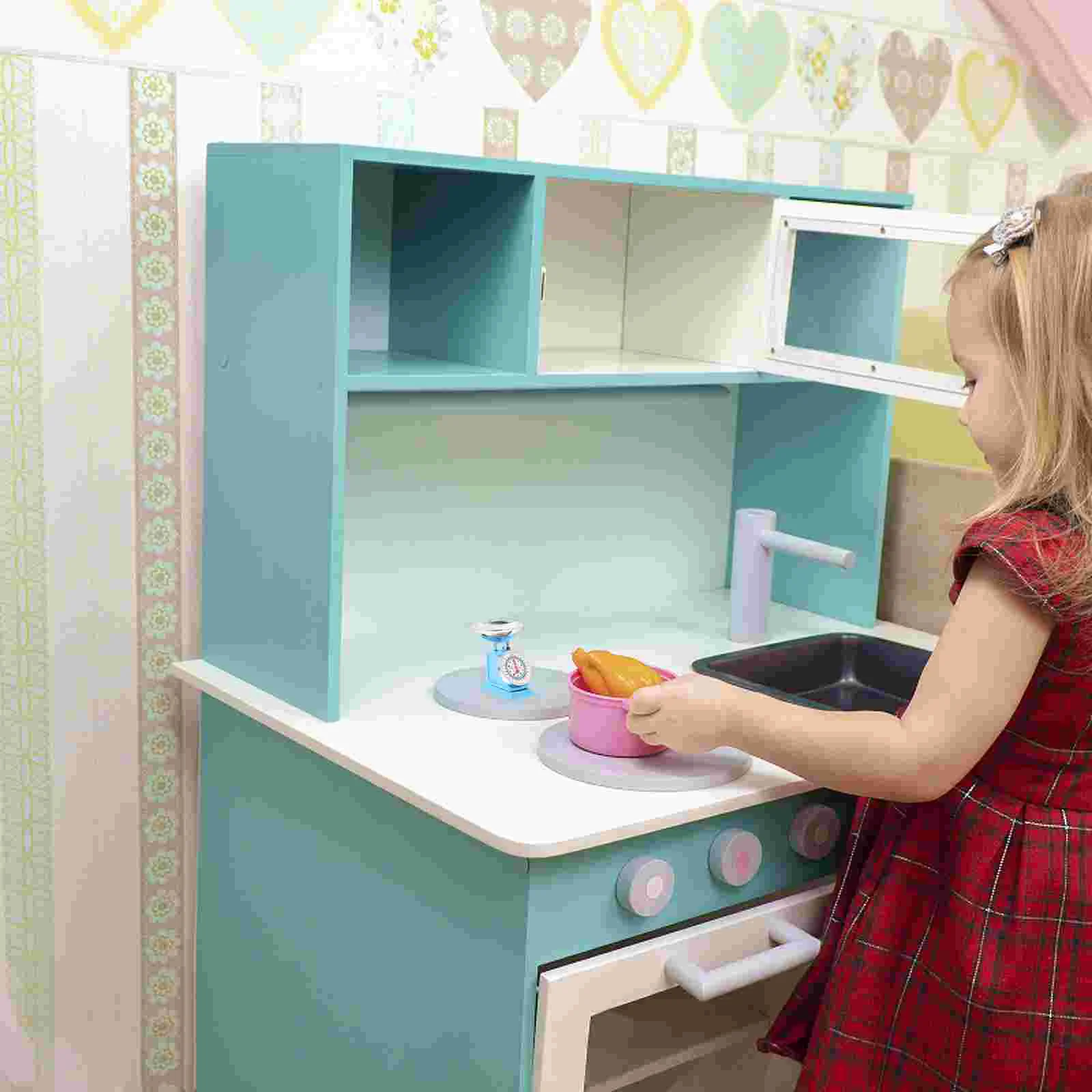 Весы кухонные игрушечные модели дома украшение из сплава статуя реквизит для