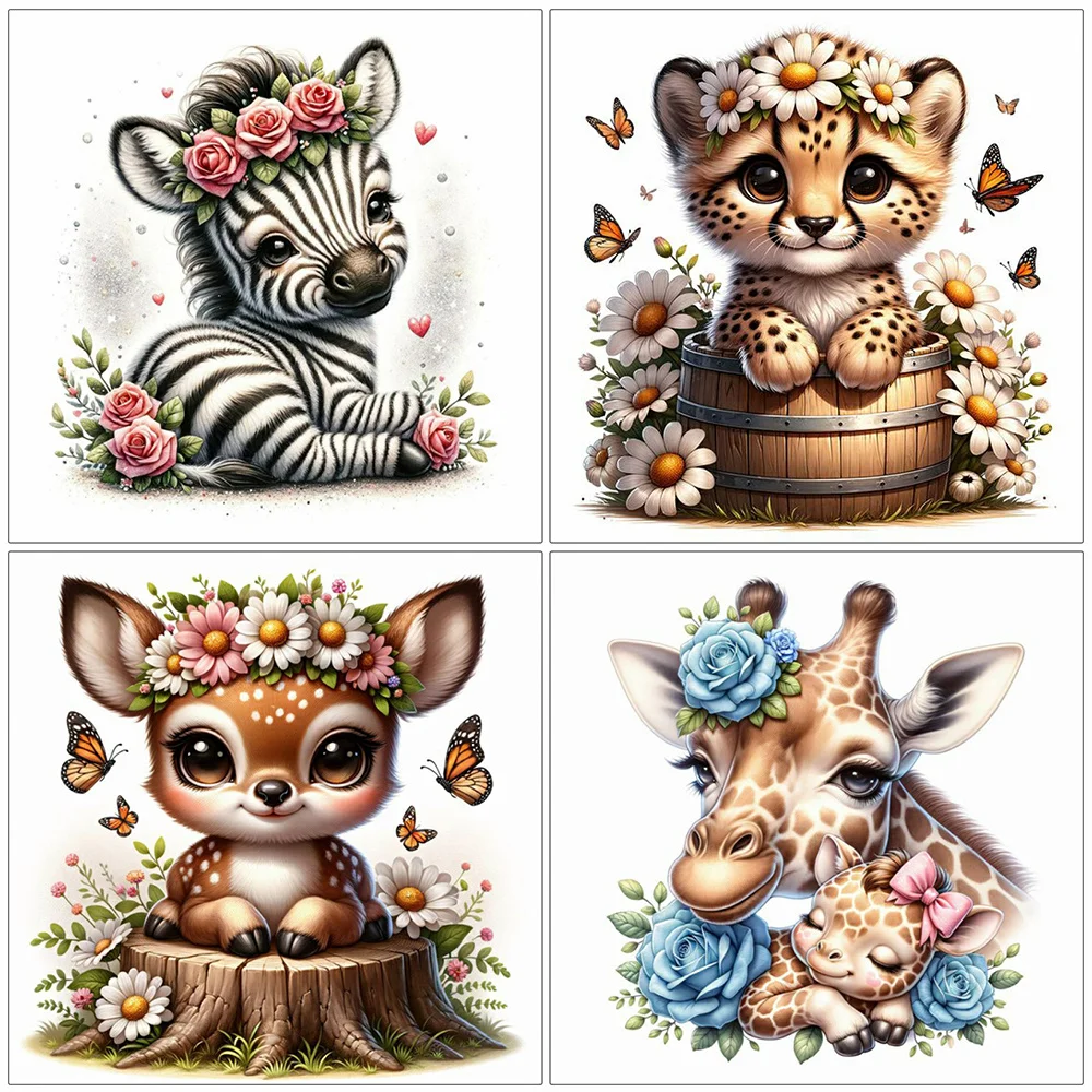 AZQSD алмазные картины тигр животное Алмазная вышивка Жираф Новинка 2024 Стразы