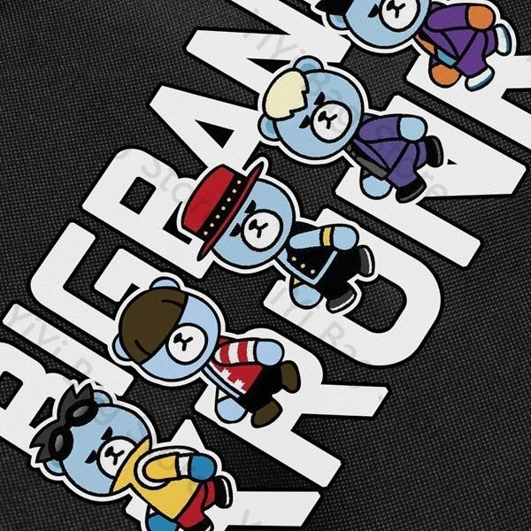 Фото Рюкзак G Dragon Bigbang Kpop Fashion BIGBANG, рюкзаки с мультяшным принтом GD Fans, студенческая школьная сумка, корейский рюкзак большой вместимости №4