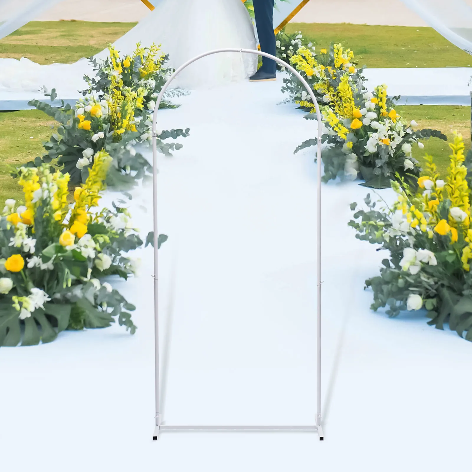 

White Wedding Stand Arch Backdrop Iron Wedding Event Party Props DIY Decoration