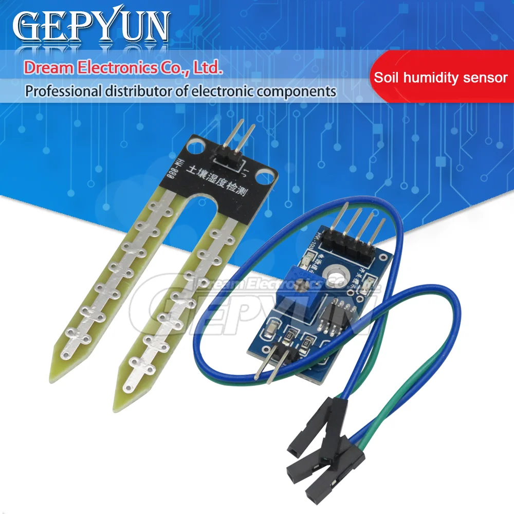 Датчик влажности почвы, модуль датчика влажности для arduino, макетная плата «сделай сам» для робота и умного автомобиля