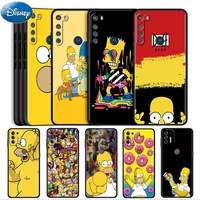 disney the simpson case for motorola moto g30 g50 g60 g8 g9 power one fusion plus e6s soft phone coque fitted matte capa