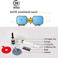 car windshield repair tool auto glass windscreen repair kit windscreen chips scratches cracks quick fix tool set repairing for