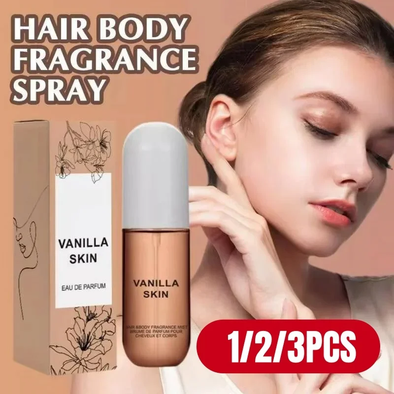 50ml Coconut Vanilla Skin Body Mist Essential Oil For Long-Lasting Hair &amp Fragrance Spray Women