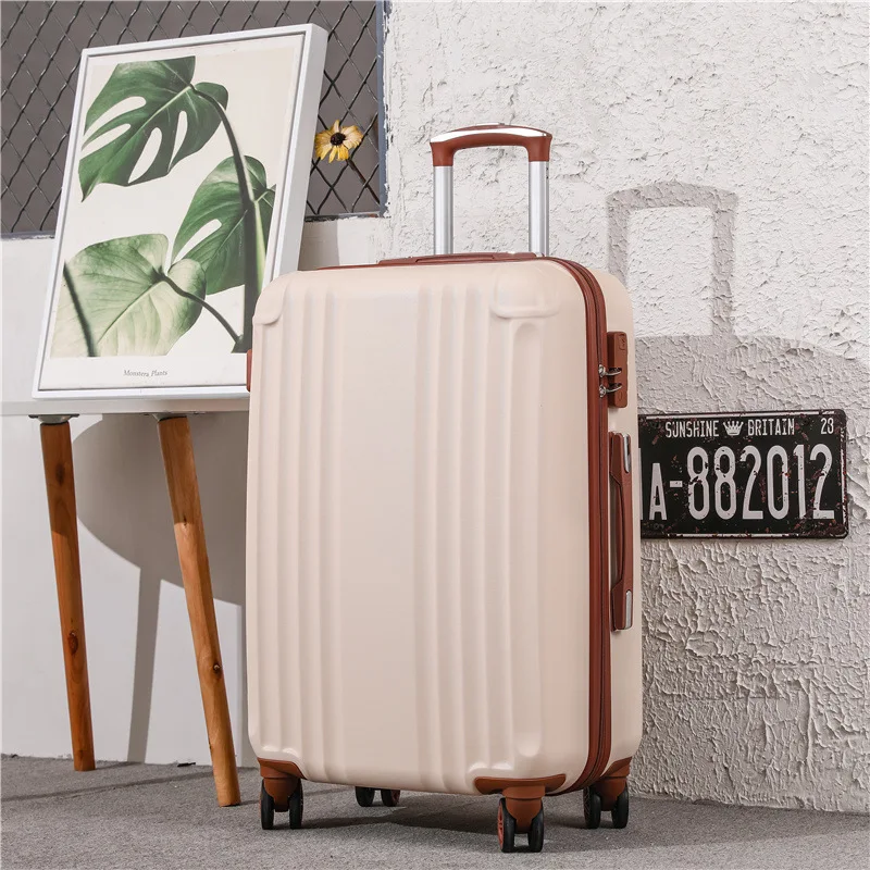 New Design Abs Universal Wheel Large Capacity Suitcase, Korean Version 20 Inch Candy Series Password Suitcase
