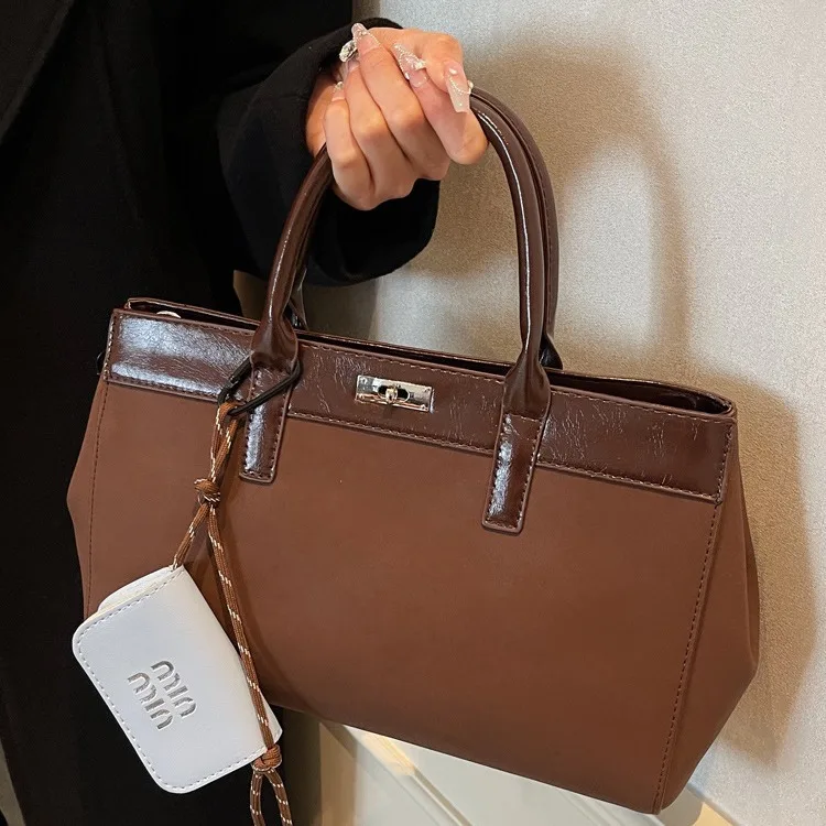 Портативная женская сумка Kelly осень и зима 2024 новая модная в стиле ретро через