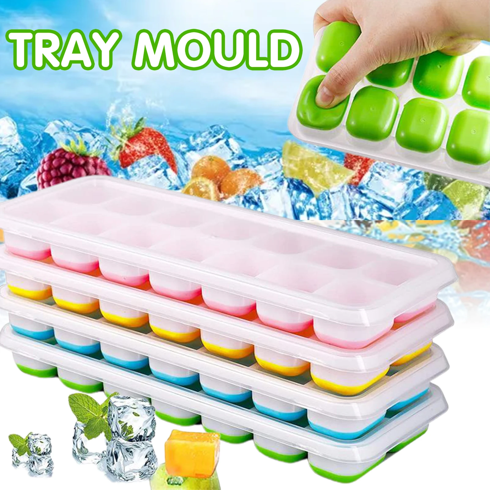 

Pojemniki Do Lodu Dondurma Kasigi Ice Cube Metal Foremki Do Lodów Na Patyku Silicone Mold Silicone Ice Cube Tray
