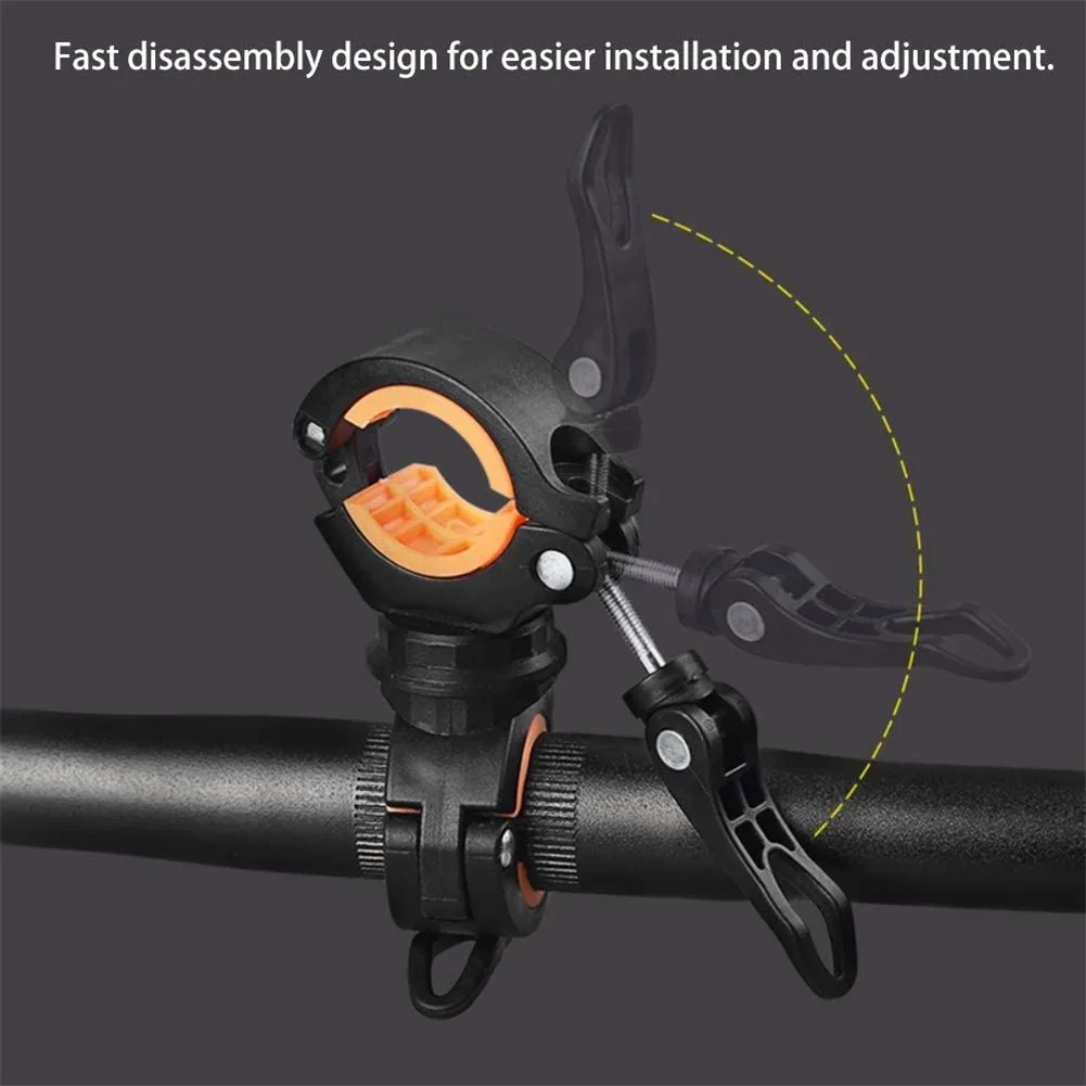 Держатель для велосипедной лампы вращающийся на 360 градусов