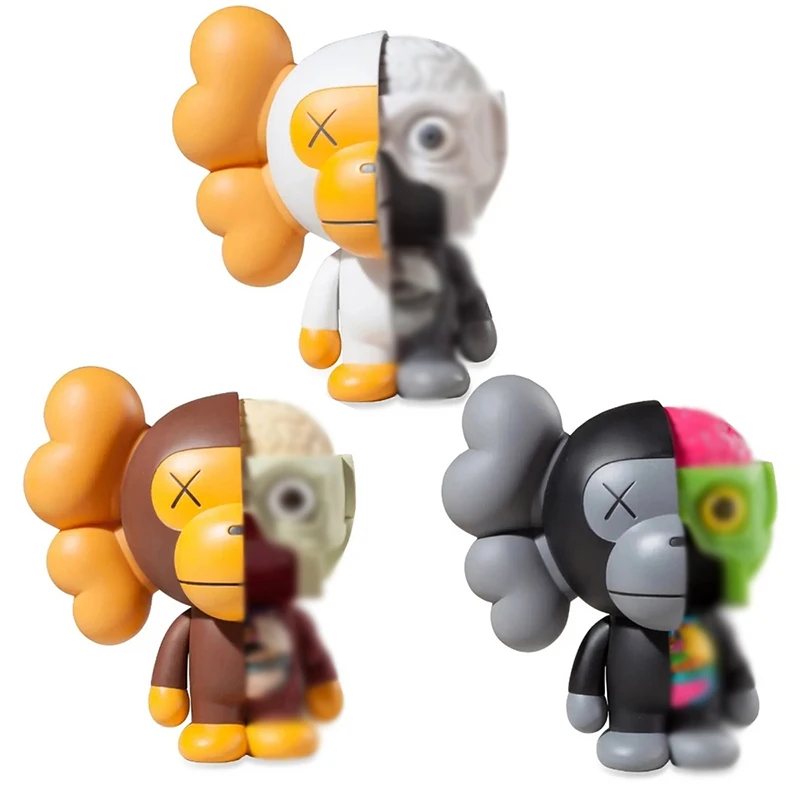 

Trend Doll Sesame Street Monkey Anatomical Doll Action Figure XX Dolls Desktop Ornament Model Toys Holiday Present For Child