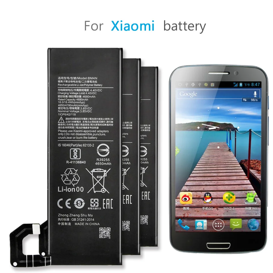 

BM4N 4680mAh Battery For Xiaomi Mi10 Mi 10 for xiaomi10 Mobile Phone