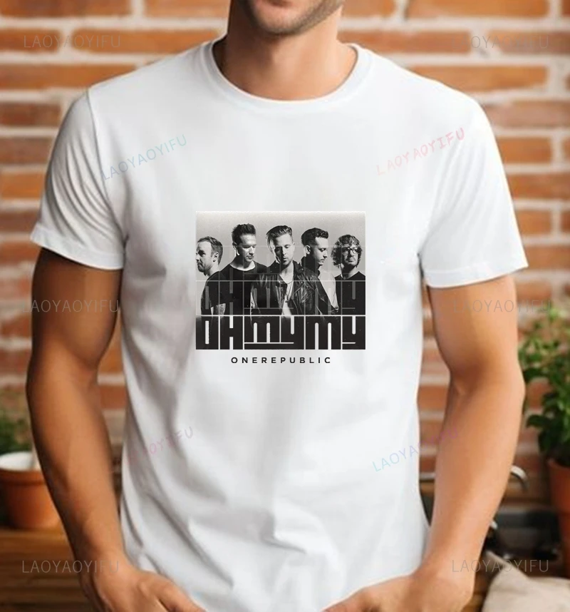 Хлопковая футболка laoyaoyifu OneRepublic Band