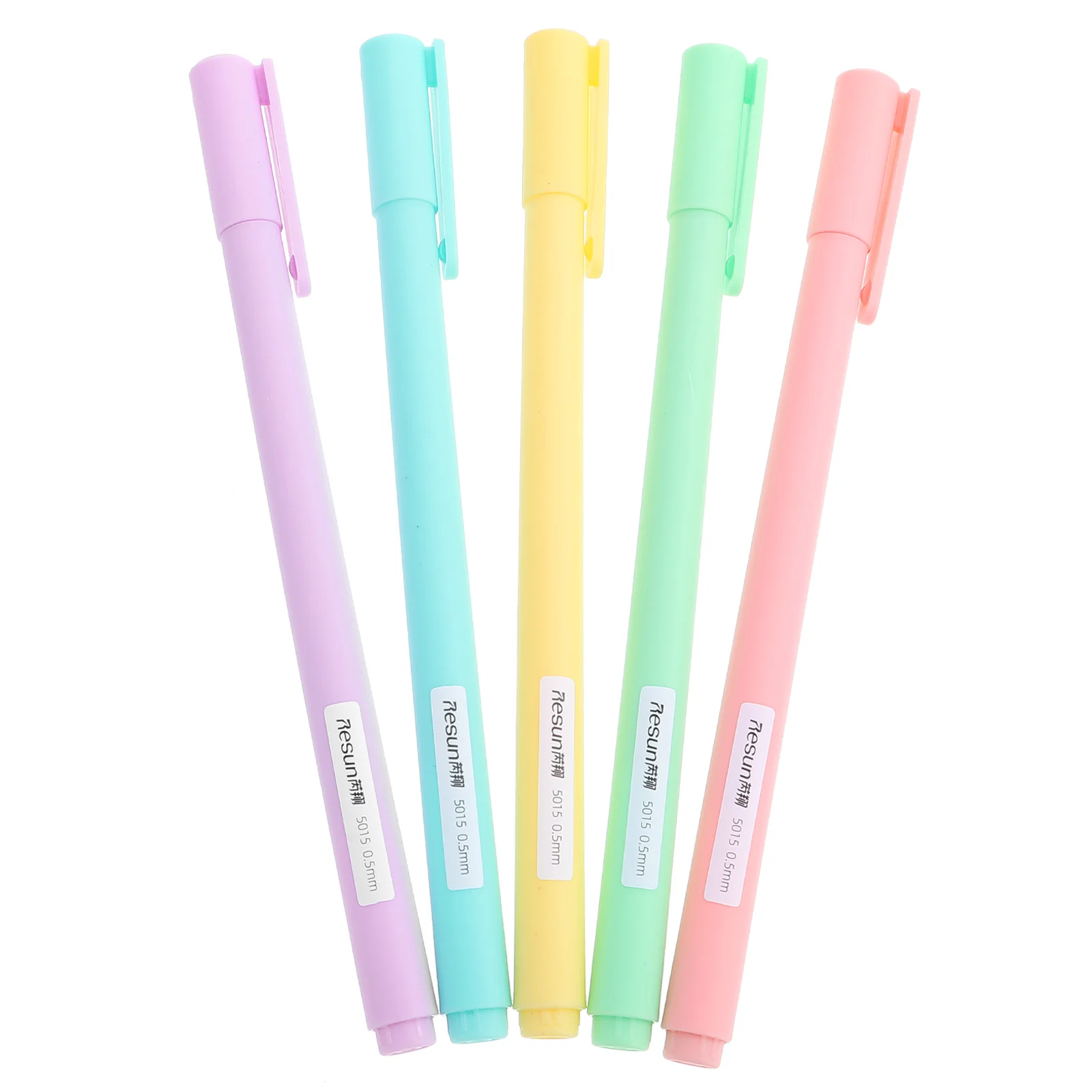 

5Pcs Convenient Writing Pens Multi-function Sign Pens Household Student Pens Writing Accessory