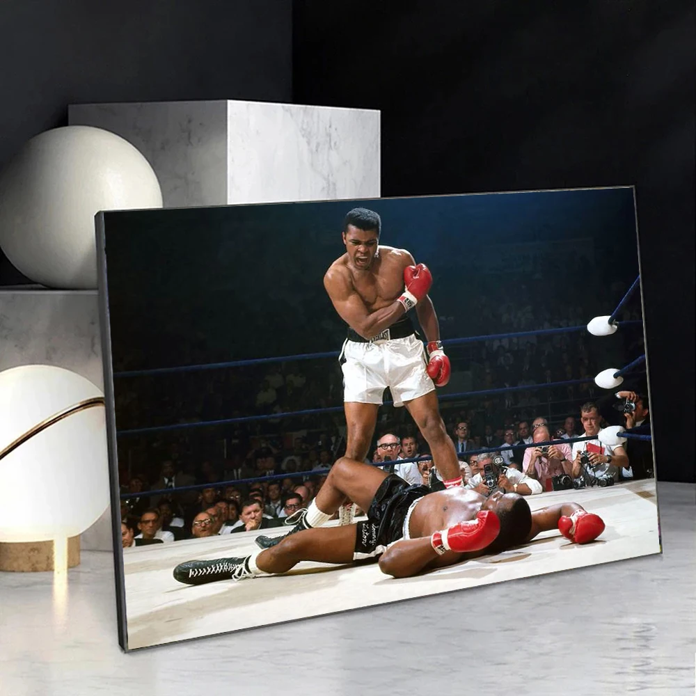 

Boxing Champion Boxer Wall Art Poster Prints Canvas Painting Cuadros Modern Home Wall Decor Pictures For Bedroom Living Room