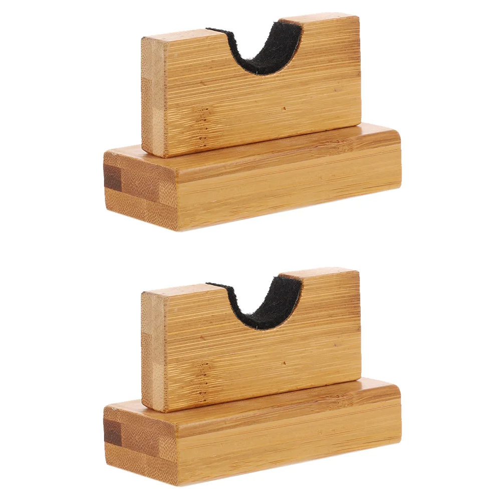 

1 Pair Rack Desktop Bat Organizer Bamboo Bat Stand Baseball Bat Accessory Household Bat Holder for Storage Desktop Bat Home