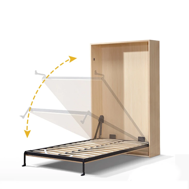 

Smart Design Furniture Horizontal Wall Murphy Folding Bed Mechainsm