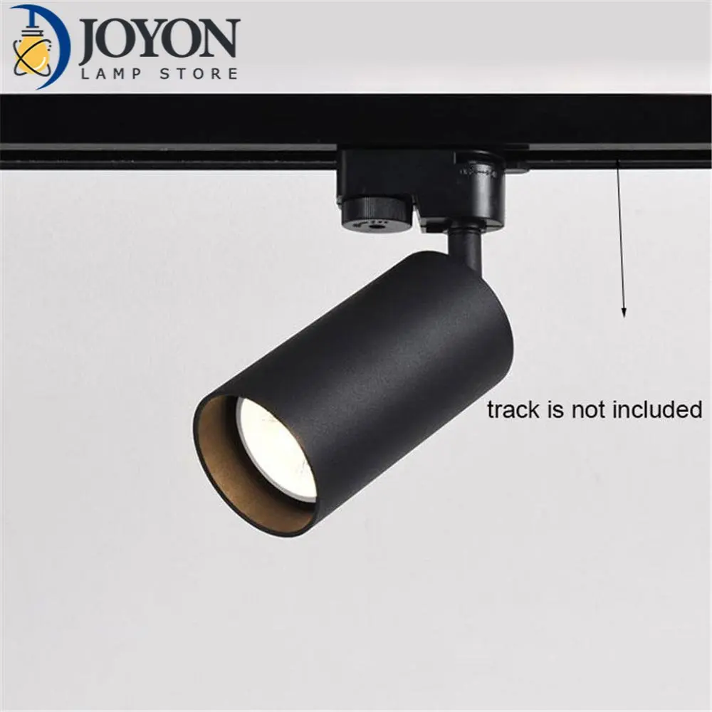 220V COB Led Track Light Lamp Track Lamps Lights Lighting Fixtures Spotlights for Shop Clothing Store Home Aluninum Body