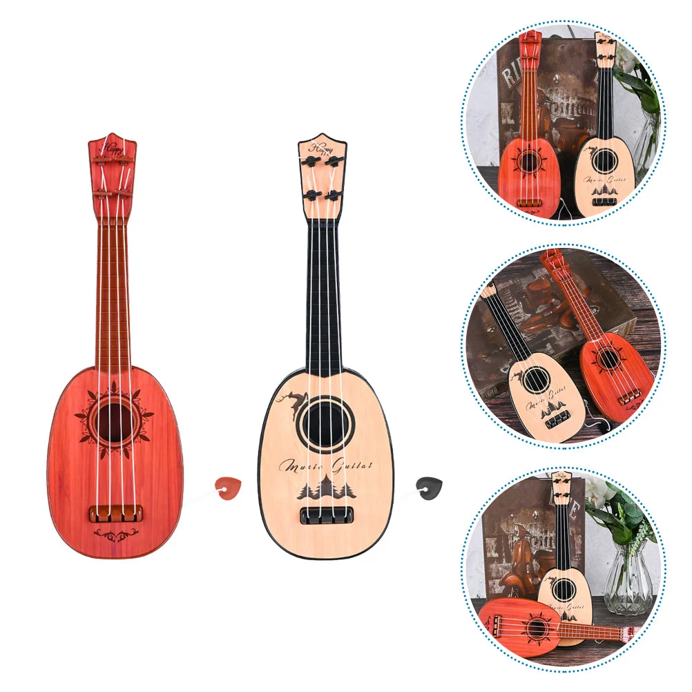 

2 шт., детская игрушка-укулеле для гитары