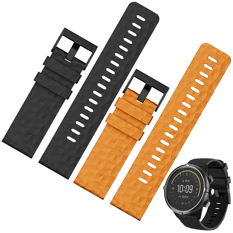 

The Rubber Watch Strap Substitute For 9SUUNTO/Expedition/Alpha Spartan BARO Series Waterproof Silicone Watchband