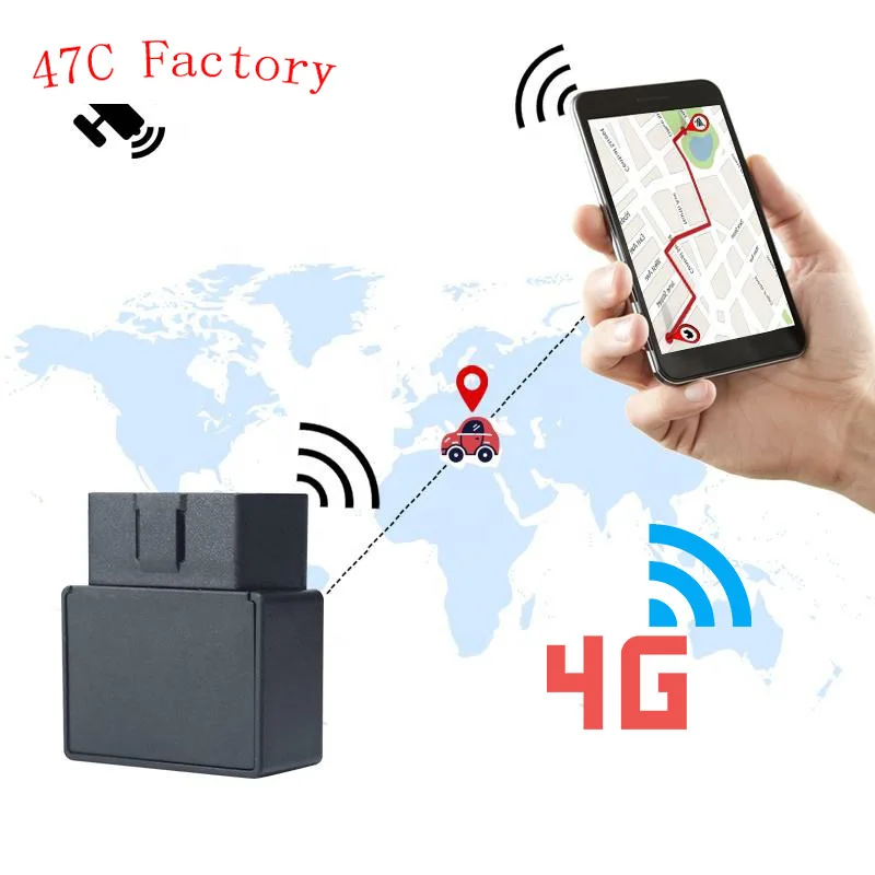 

Профессиональный Gps-Трекер Obd 4G Odb Obd2 Ii Lte Catm1 недорогое отслеживающее устройство