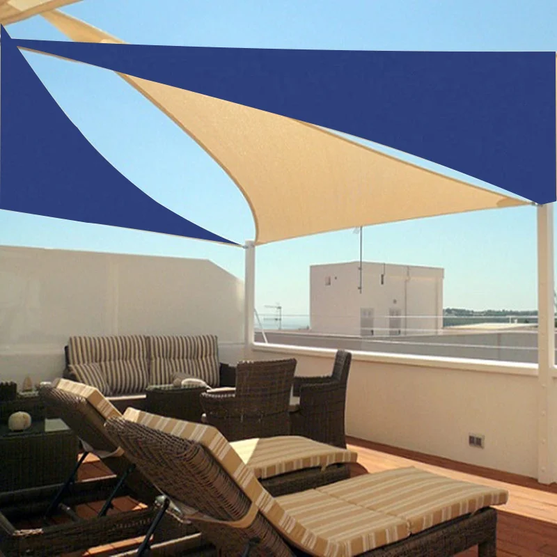 Синий солнцезащитный козырек садовый зонтик парус автомобильное укрытие