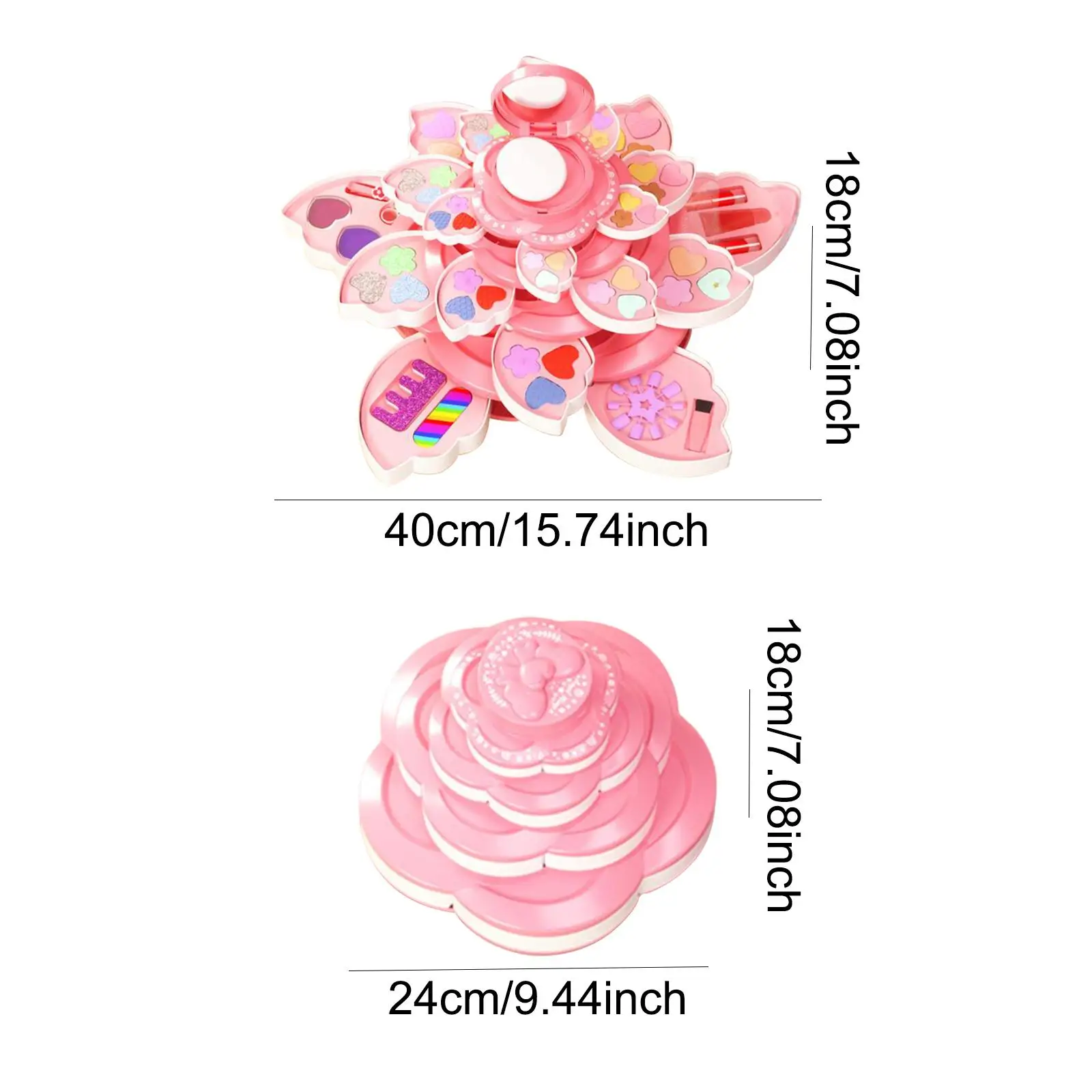 Детские наборы для макияжа туалетный столик игрушки девочек моющиеся ролевые