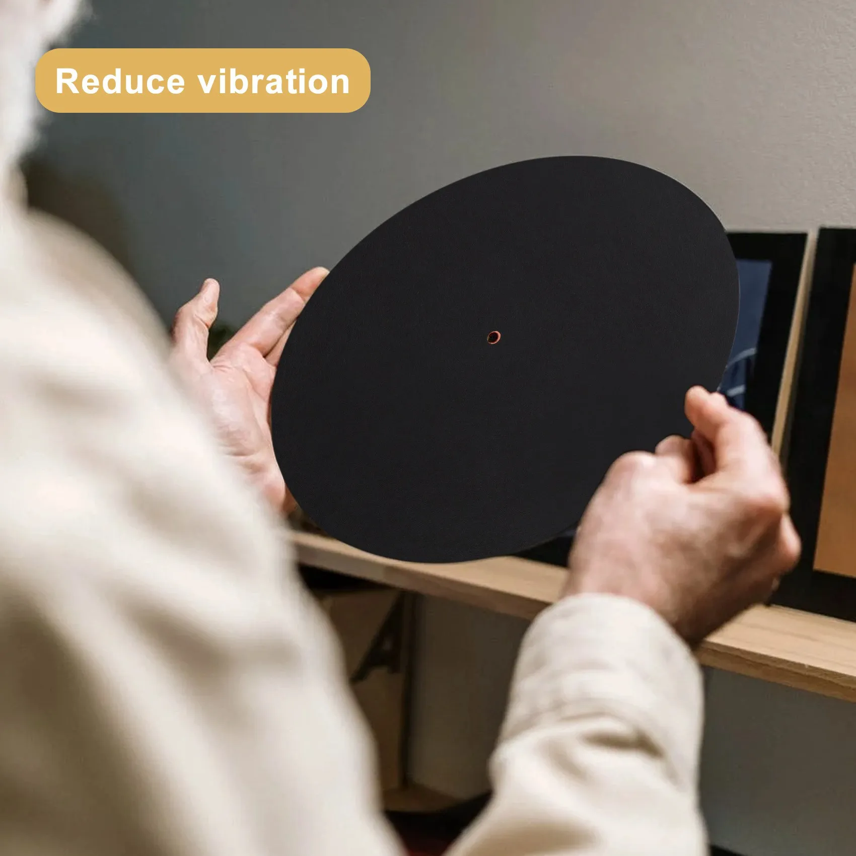 

1Pcs Ultra-Thin Anti-Static Lp Vinyl Turntable Record Player Pad For Phonographs Flat Soft Mat Record Slipmat Mat Pad