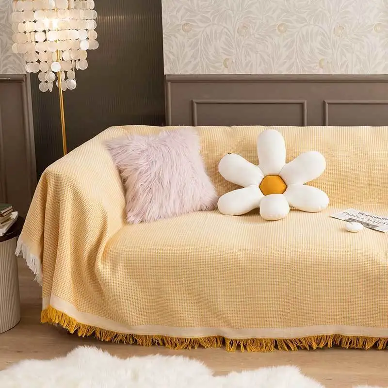 

Cotton sofa cover Simple sofa cover Four seasons universal all-inclusive sofa cover