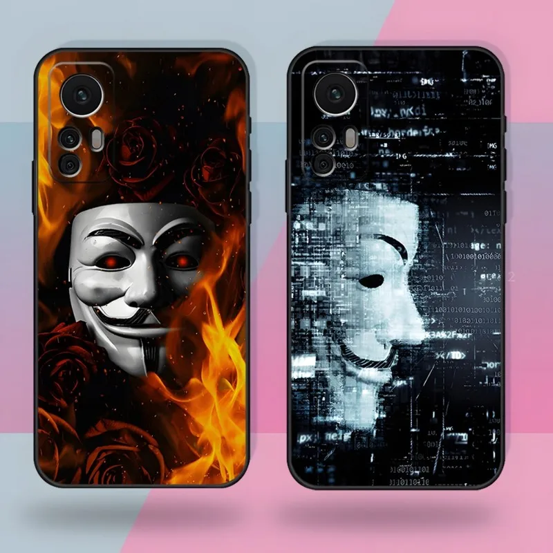 

Чехол для телефона анонимный для Xiaomi 13 12 11 9T 9 8 11T 9SE 11i Lite Ultra Note10 Poco F3 M4 M3 X4 GT Pro